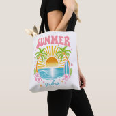 "Sommer Stimmung" Fröhliche Boho-Strand-Palmen Tasche (Von Nahem)
