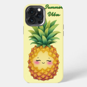 Sommer Stimmung Glücklicher Ananas Telefonhülle iPhone 13 Pro Max Hülle