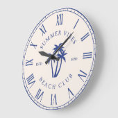 Sommer Stimmung Große Wanduhr (Winkel)