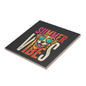 Sommer Stimmung Hund Sonnenbrille Fliese (Seite)