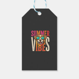 Sommer Stimmung Hund Sonnenbrille Geschenkanhänger