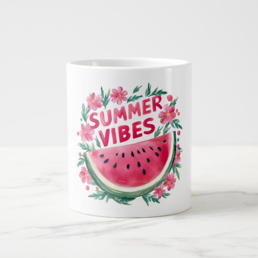 Sommer Stimmung Jumbo-Tasse (Vorderseite)