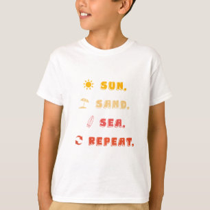 Sommer Stimmung Jungen T-Shirt - Spaß im Sommer vo
