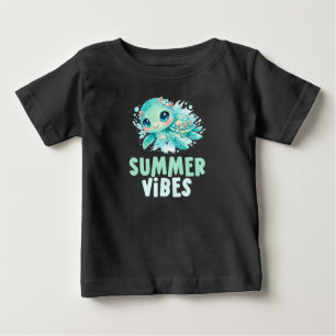 Sommer Stimmung Kinder Schildkröte Baby T-shirt