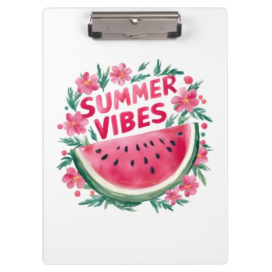 Sommer Stimmung Klemmbrett (Vorderseite)