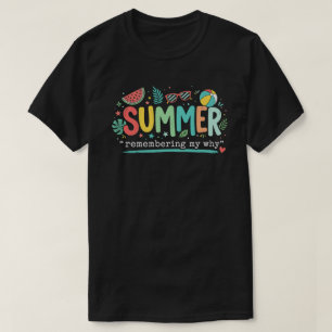 Sommer Stimmung "Meine Warum erinnern" Design T-Shirt