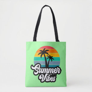 Sommer Stimmung mit Palmen Design Tasche