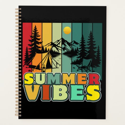 Sommer Stimmung Natur Camping Urlaub Abenteuer Planer (Vorderseite)