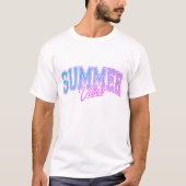 Sommer Stimmung Strand Ästhetik T-Shirt (Vorderseite)