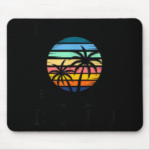 Sommer Stimmung Strand Sonnenuntergang South Carol Mousepad