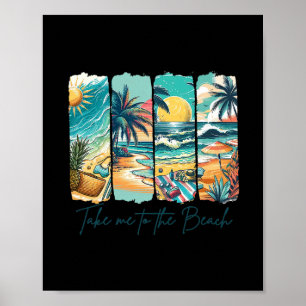 Sommer Stimmung Strandurlaub Sommerzeit bringt mic Poster
