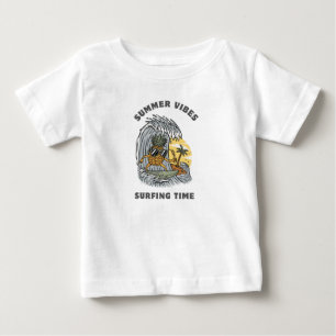 Sommer Stimmung Surfen Zeit Baby T-shirt