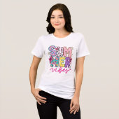 Sommer Stimmung Tri-Blend Shirt (Vorderseite voll)