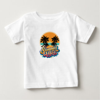 Sommer Stimmung | Tropisches Strand Ästhetik Desig Baby T-shirt