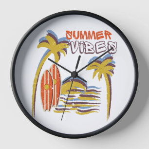 Sommer Stimmung Urlaub Vintage Uhr