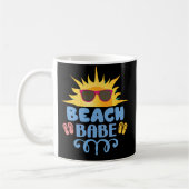 Sommer Strand Babe  Kaffeetasse (Links)