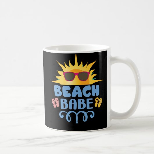 Sommer Strand Babe  Kaffeetasse (Rechts)