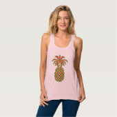 Sommer Strand bunt pinapa T - Shirt Design (Vorderseite Vollansicht)