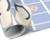 Sommer Strand Essentials Muster (1) Geschenkpapier (Rolleneckpunkt)