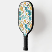 Sommer Strand Essentials Muster (1) Pickleball Schläger (Links)