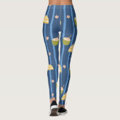 Sommer Strand Essentials Muster (2) Leggings (Rückseite)