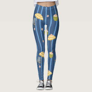 Sommer Strand Essentials Muster (2) Leggings