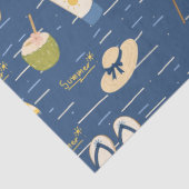Sommer Strand Essentials Muster (3) Seidenpapier (Detail)