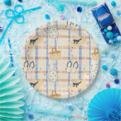 Sommer Strand Essentials Muster (7) Pappteller (Party)
