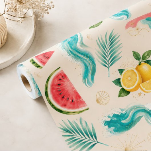 Sommer Strand Geschenkpapier