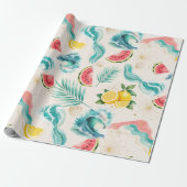 Sommer Strand Geschenkpapier (Ungerollt)
