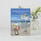 Sommer Strand Junggesellenparty (Stehend Vorderseite)