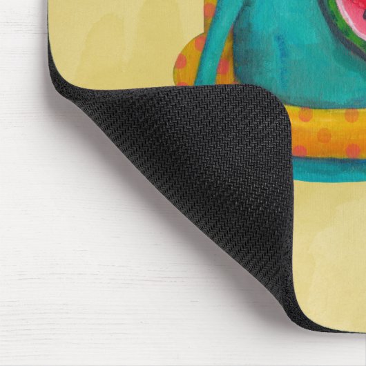 Sommer-Strand-Monster Mousepad (Ecke)