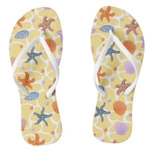 Sommer Strand Muscheln Flip Flops Badesandalen