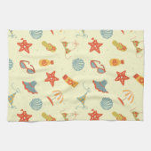Sommer-Strand-Muster Geschirrtuch (Horizontal)