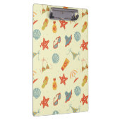 Sommer-Strand-Muster Klemmbrett (Rechts)