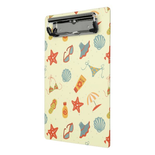 Sommer-Strand-Muster Mini Klemmbrett (Gewinkelt2)