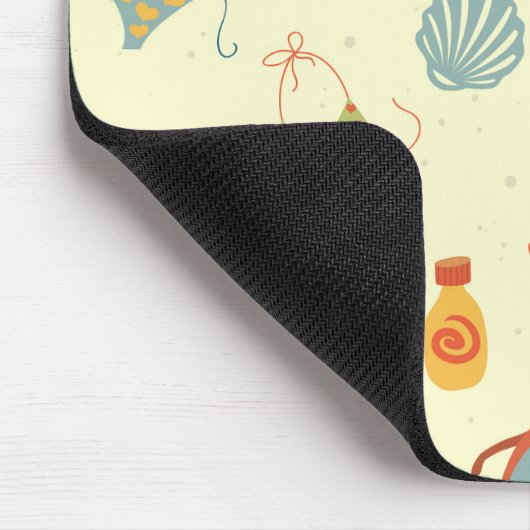 Sommer-Strand-Muster Mousepad (Ecke)