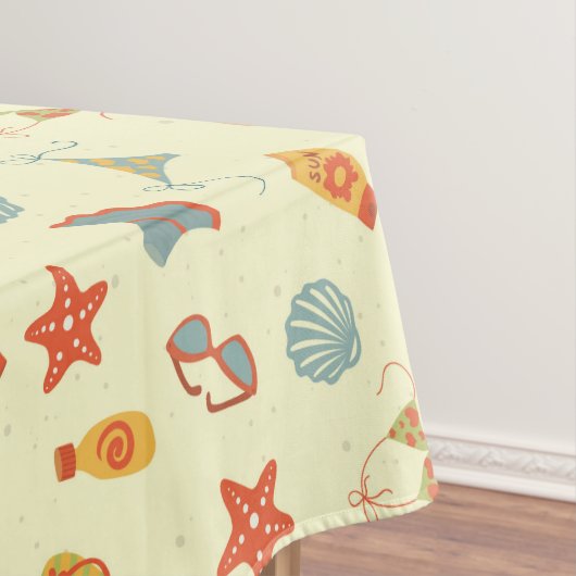 Sommer-Strand-Muster Tischdecke (Beispiel)