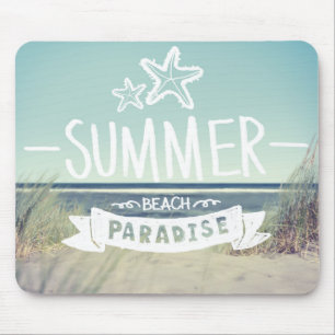 Sommer-Strand-Paradies Mousepad