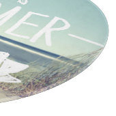 Sommer-Strand-Paradies Schneidebrett (Ecke)