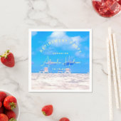 Sommer-Strand-Rentnerparty-Cocktail Serviette (Beispiel)