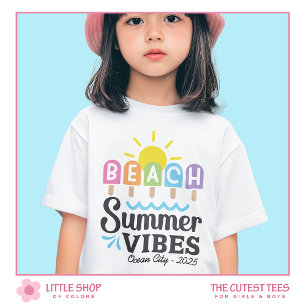 Sommer Strand Stimmung Anpassbare Mädchen T-Shirt