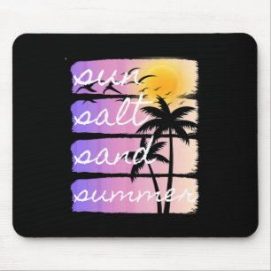 Sommer Strand Urlaub Salz Sonne Sand Sonnenunterga Mousepad