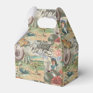 Sommer Strand Vintage Oktopus Antik Segeln Geschenkschachtel
