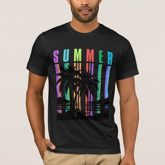 Sommer Strandparadies T-Shirt (Vorderseite)