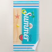 Sommer Strandtuch (Vorderseite)