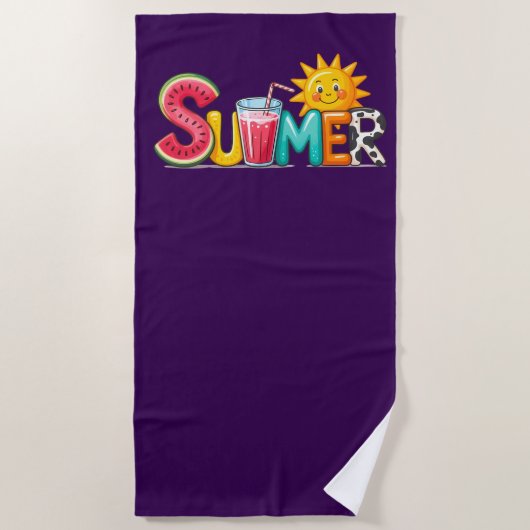 Sommer  strandtuch (Vorderseite)