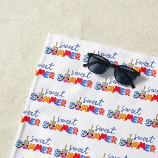 Sommer Strandtuch (Beispiel)