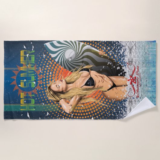 Sommer Strandtuch (Vorderseite)