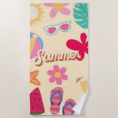Sommer Strandtuch (Vorderseite)